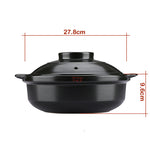 Flame High Temperature Resistant Dry Pot Ceramic Pot Pan Health Pot Pan - Heritage cosmetics and beauty care