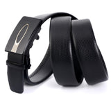 Belt Men's Automatic Buckle Belt Mirror Acrylic Iron Button Men's Business Casual Belt - Heritage cosmetics and beauty care