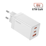 67W Pole Charger Gallium Nitride Three-port Fast Charging Charger Heritage cosmetics and beauty care