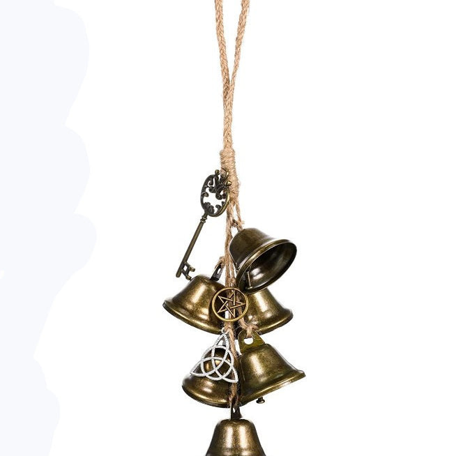 Witch Bell Protection Door Knob Pendant Rattan Wind Chimes - Heritage cosmetics and beauty care