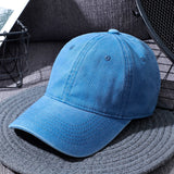 Washed Baseball Caps For Men And Women Outdoor Distressed Sun Hats Simple Caps - Heritage cosmetics and beauty care