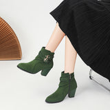 Women's Ankle Boots New Fashion Ankle Boots Comfortable Suede