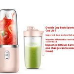 6blade Portable Blender Mini Juicer Cup Extractor Smoothie USB Charging Fruit Squeezer Blender Food Mixer Ice Crusher Portable Juicer Machine Heritage cosmetics and beauty care