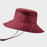 Solid Color Big Brim Sun Hat Outdoor Mountaineering Protection - Heritage cosmetics and beauty care