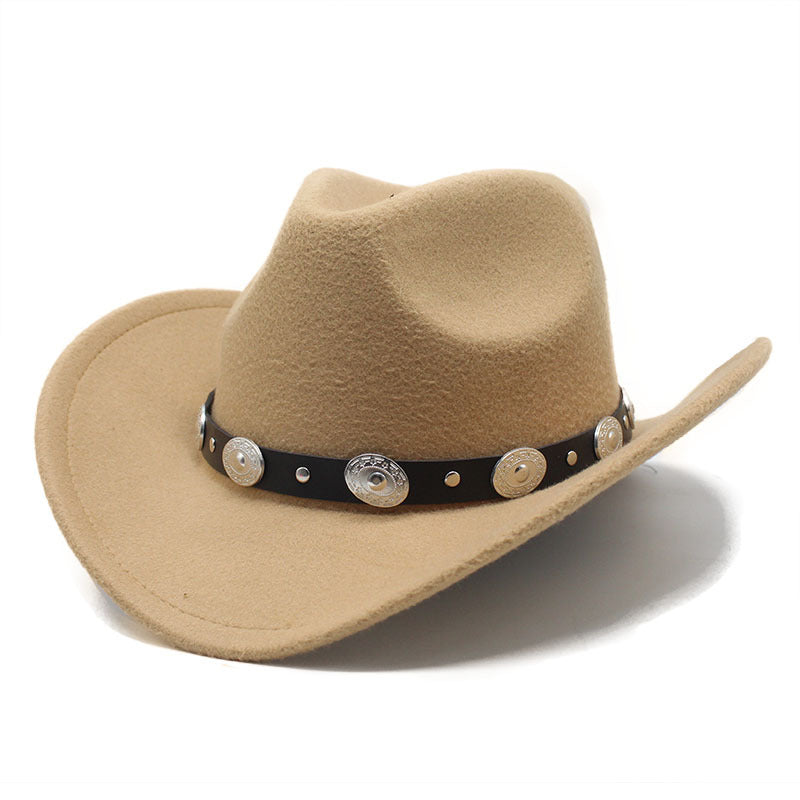 Minority Style Woolen Western Cowboy Hats Men's And Women's Couple Hats - Heritage cosmetics and beauty care