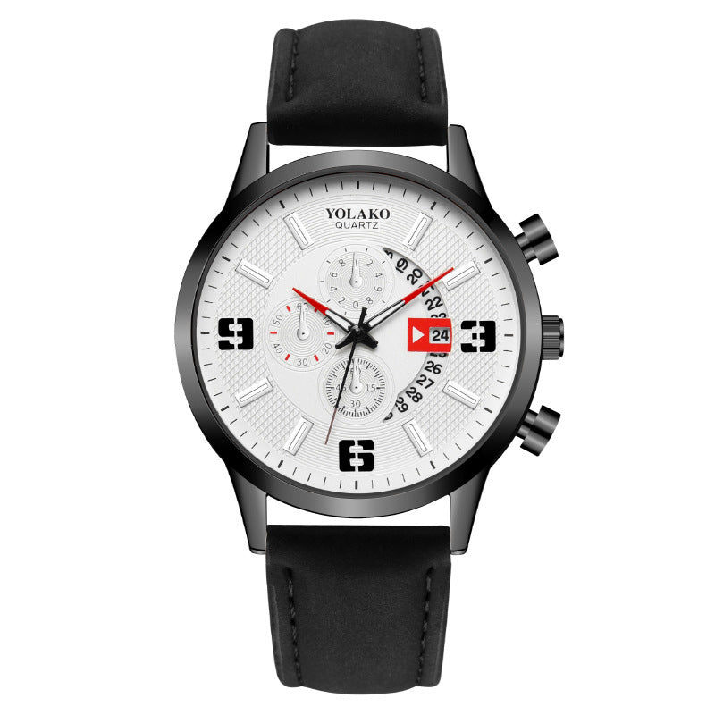 Fashion Big Digital Calendar Men's Watch - Heritage cosmetics and beauty care