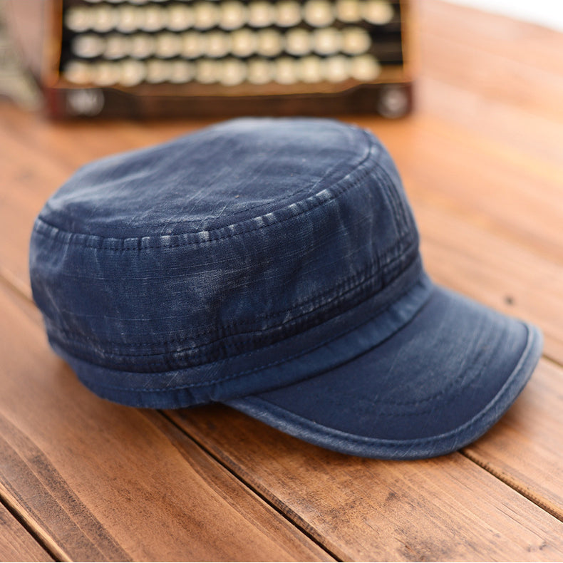 Visor Hats Made Of Old Washed Flat Top - Heritage cosmetics and beauty care