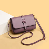 Shoulder Bag Underarm Bag Small Square Bag Solid Color Female Bag - Heritage cosmetics and beauty care