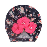 Baby Girl Hats Flowers Turban Beanie Hat Cap - Heritage cosmetics and beauty care