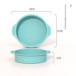 Round With Lid Silicone Cake Mold Thickened Toast DIY Baking At Home Baking Tray Tool Suit - Heritage cosmetics and beauty care