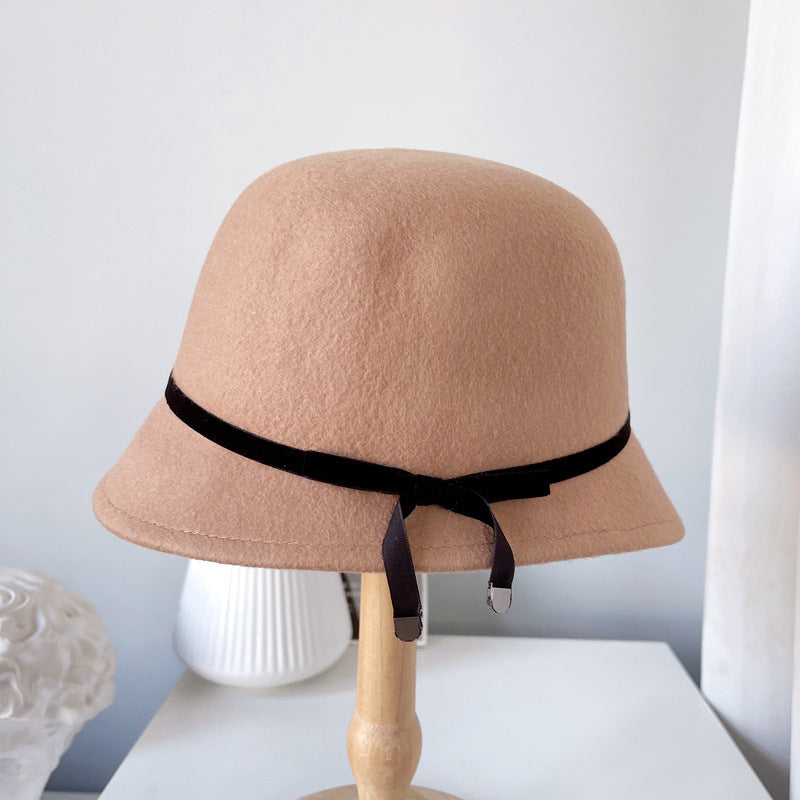 Wool Felt Hats Fine Bow Ladies - Heritage cosmetics and beauty care