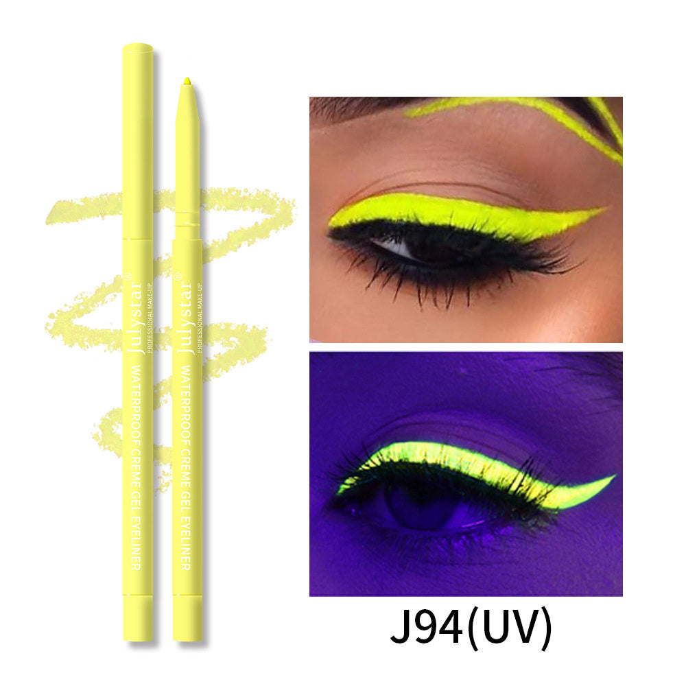 Color UV Fluorescent Eyeliner Waterproof And Oil-proof Not Smudge - Heritage cosmetics and beauty care