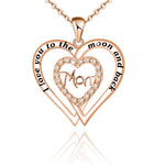 Double Love Necklace MOM Diamond - Heritage cosmetics and beauty care Heritage cosmetics and beauty care 0 10.00 Rose-Gold