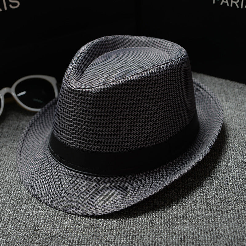 British Houndstooth European And American Sun Hats For Men - Heritage cosmetics and beauty care