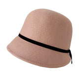 Wool Felt Hats Fine Bow Ladies - Heritage cosmetics and beauty care