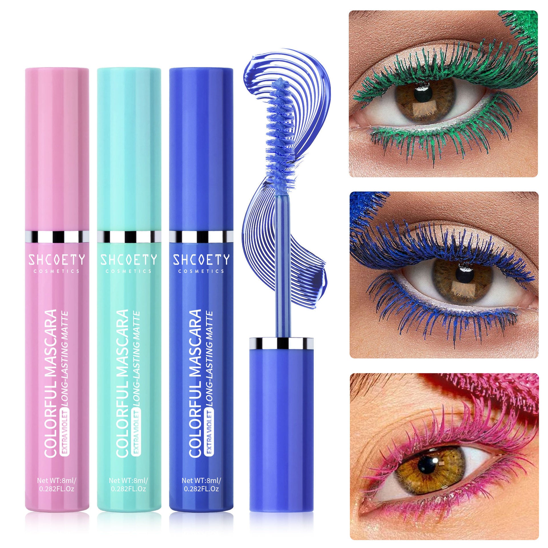 Color Mascara Waterproof Not Smudge Long Thick - Heritage cosmetics and beauty care