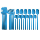 24 Piece Set Of Stainless Steel Cup Hanging Tableware - Heritage cosmetics and beauty care