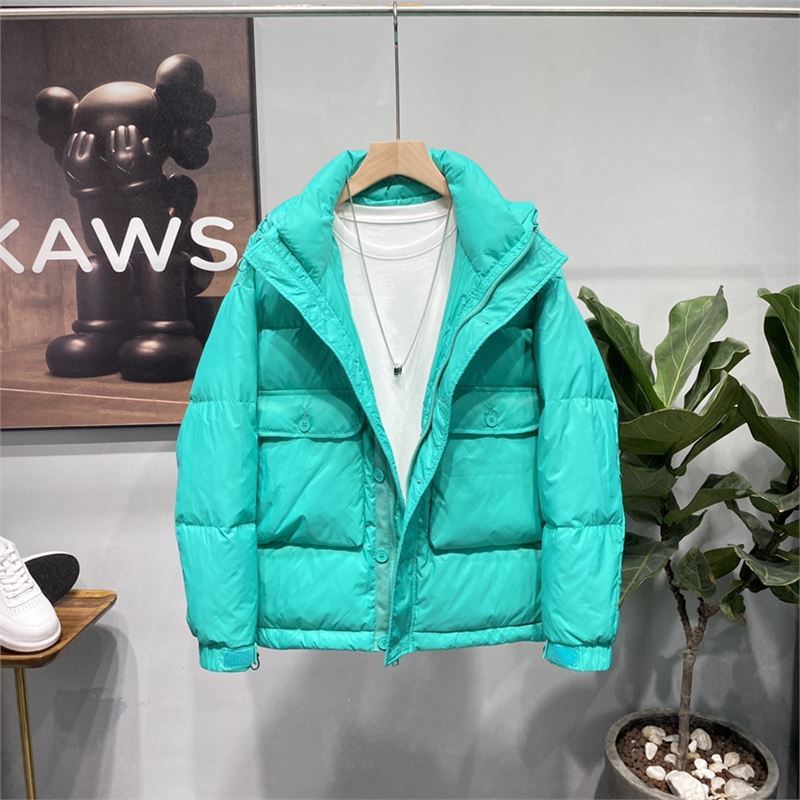 Thickened Cotton Coat With Solid Color Trendy Couple Loose Casual Jacket