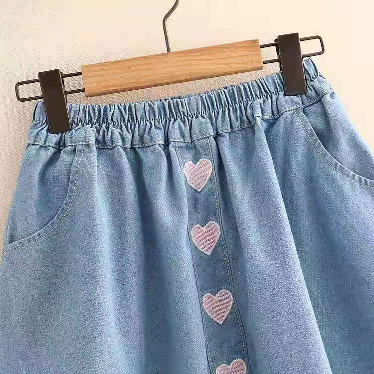 Denim Skirts, Children's Western Style Outer Skirts - Heritage cosmetics and beauty care