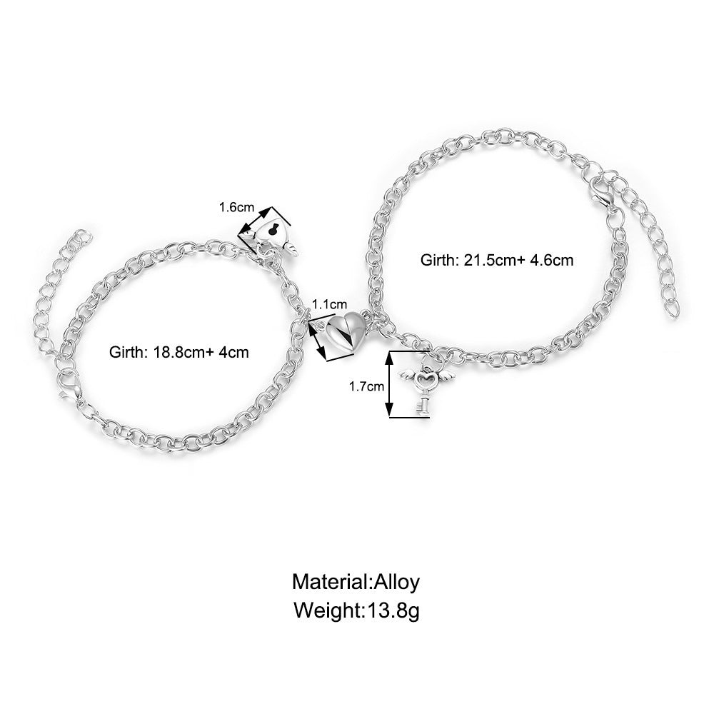 A Pair Of Magnet Lock Bracelets - Heritage cosmetics and beauty care