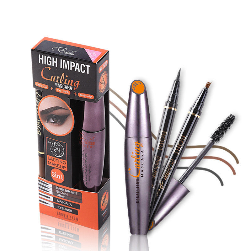 Slim Eye Black Four Pronged Eyebrow Pencil Three In One Set - Heritage cosmetics and beauty care