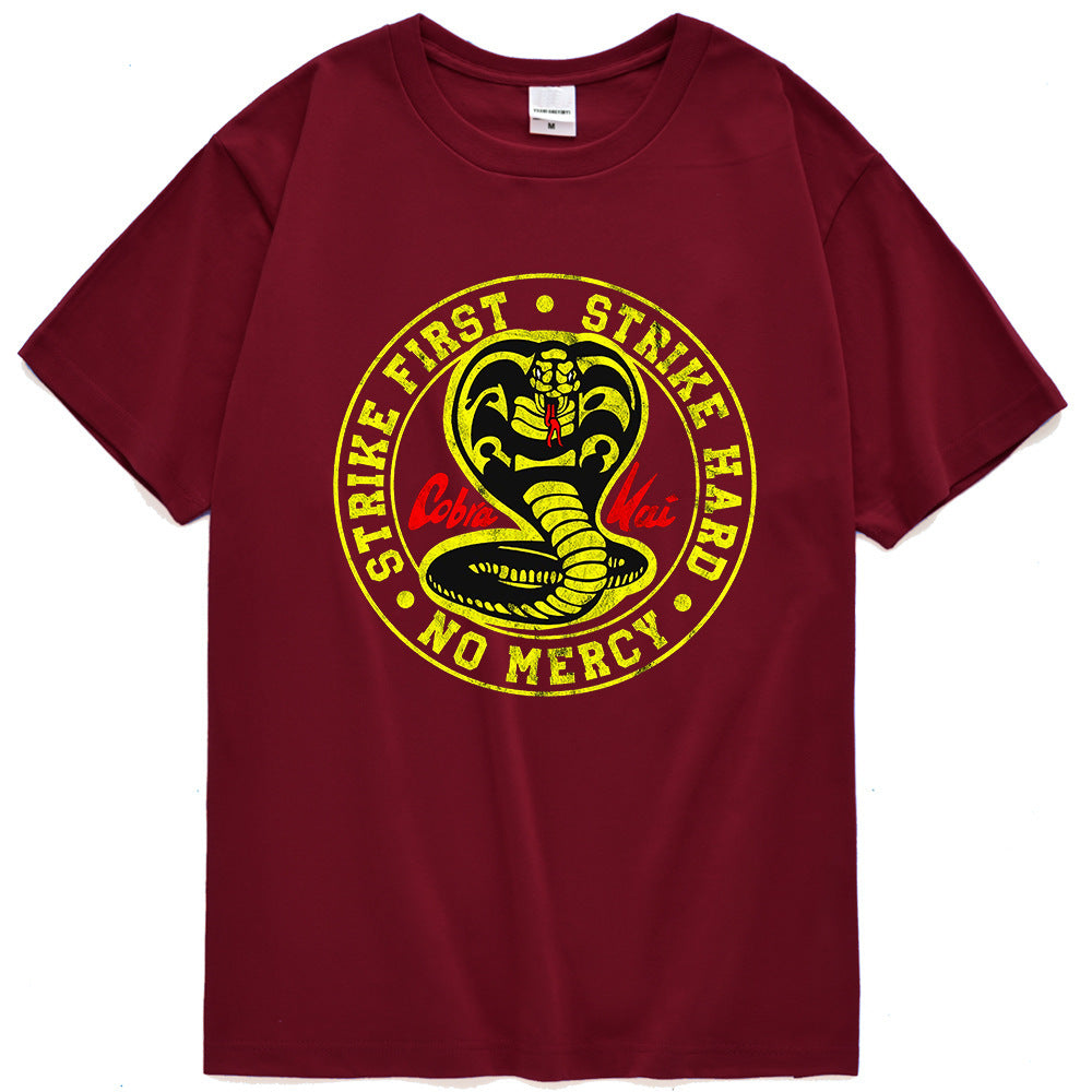 Clothes Cobra T-shirt Tide Brand Street Sports Clothes - Heritage cosmetics and beauty care