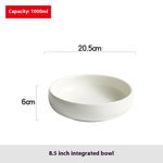 Ceramic Bowl Household Tableware Large Fruit Plate - Heritage cosmetics and beauty care