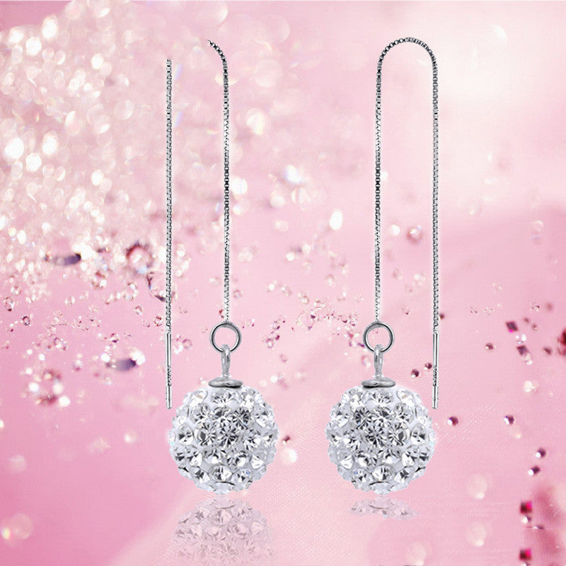 Crystal Earring Earrings Korea Korean Style Earrings Fashion Jewelry - Heritage cosmetics and beauty care