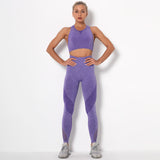 Back Quick Dry Sports Yoga Bra Fitness Bra Pants Set - Heritage cosmetics and beauty care