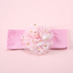 Cotton Elastic Baby Hair With Bow Flowers - Heritage cosmetics and beauty care