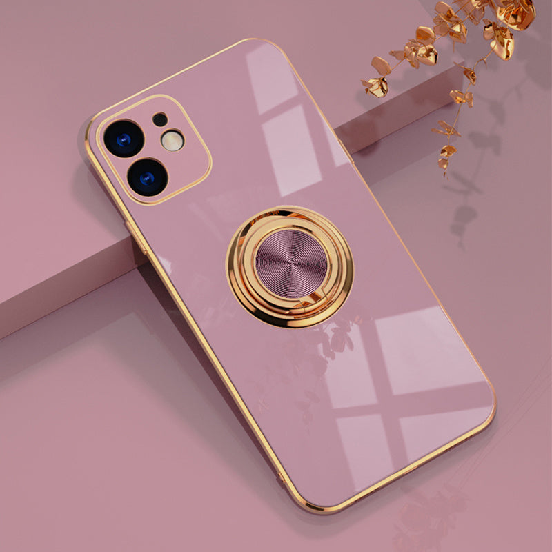 Electroplating Car Magnetic Mobile Phone Case Heritage cosmetics and beauty care