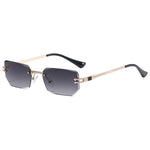 Polygon Cut Rimless Sunglasses - Heritage cosmetics and beauty care