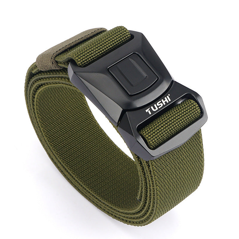 Quick Release Release Buckle Tactical Nylon Stretch Belt - Heritage cosmetics and beauty care