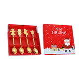 Creative Coffee Holiday Gift Box Stainless Steel Christmas Tableware Spoon - Heritage cosmetics and beauty care