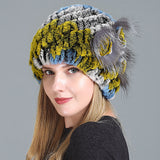 European And American Women's Fur Knitted Hats - Heritage cosmetics and beauty care