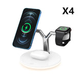 Compatible with Apple, 3 In 1 Magnetic Wireless Charger 15W Fast Charging Station For Magsafe Chargers Heritage cosmetics and beauty care