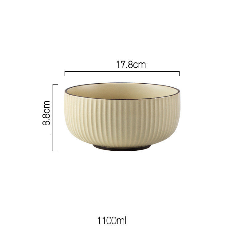 Wind Simple Bowl And Plate Combination Tableware And Tableware - Heritage cosmetics and beauty care