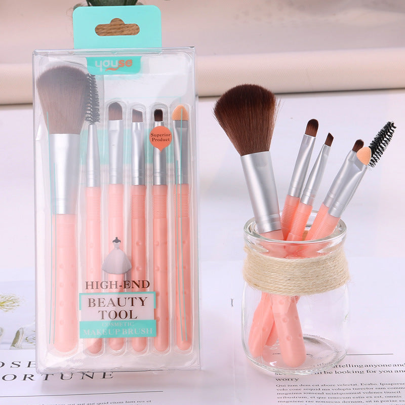 Set Of 6 Loose Powder Blush  Eye Shadow Brush Stick - Heritage cosmetics and beauty care