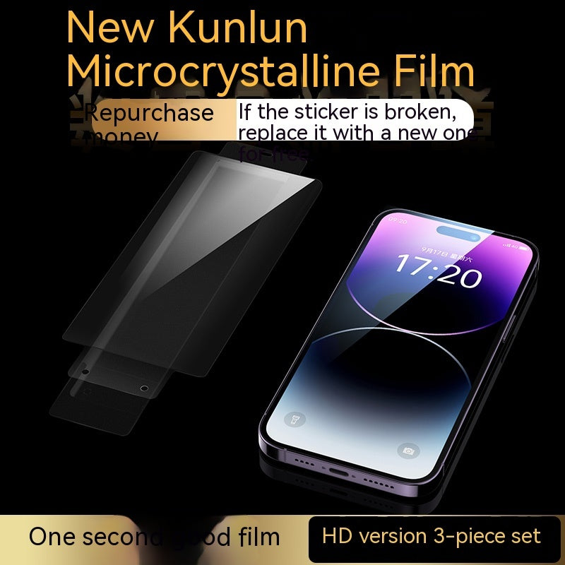 Cell Phone Tempered Film Full-screen Coverage Dust-free Warehouse Second Sticking Heritage cosmetics and beauty care