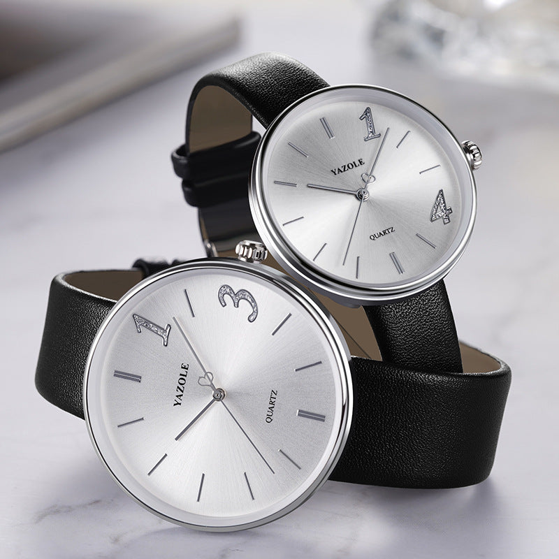 Fashionable Men And Women Couple Watches Trendy Waterproof - Heritage cosmetics and beauty care