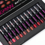 12 PCs Lipstick Kit Long Lasting Matte Set Lipstick - Heritage cosmetics and beauty care