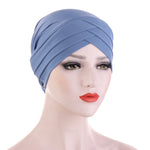 Three Crossed Indian Hats In Stretch Cloth Forehead - Heritage cosmetics and beauty care