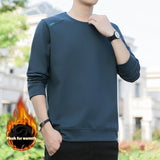 Brushed Hoody Men's Plus Sized And Lengthened Sleeves T-shirt