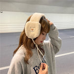 Warm Cute Bear Earmuffs New Antifreeze Protection Plush - Heritage cosmetics and beauty care