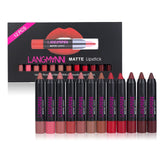 12 PCs Lipstick Kit Long Lasting Matte Set Lipstick - Heritage cosmetics and beauty care