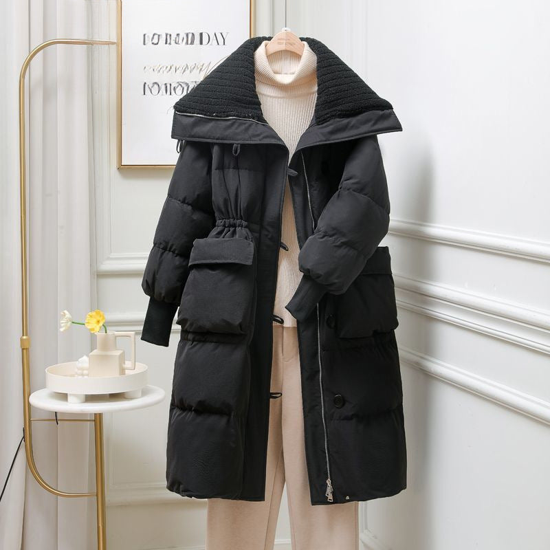 Large Lapel Padded Cotton-padded Jacket Outerwear Tide