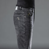 Men's Elastic Four Seasons Loose Jeans - Heritage cosmetics and beauty care