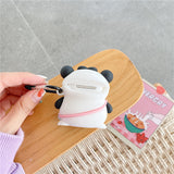 Suitable For Bear Cow Bluetooth Wireless Earphone Sleeve 2 3 Generation Cute Silicone Anti Fall Shell Heritage cosmetics and beauty care