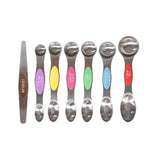 9-piece Set Of Stainless Steel Double Headed Measuring Spoons - Heritage cosmetics and beauty care