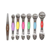 9-piece Set Of Stainless Steel Double Headed Measuring Spoons - Heritage cosmetics and beauty care